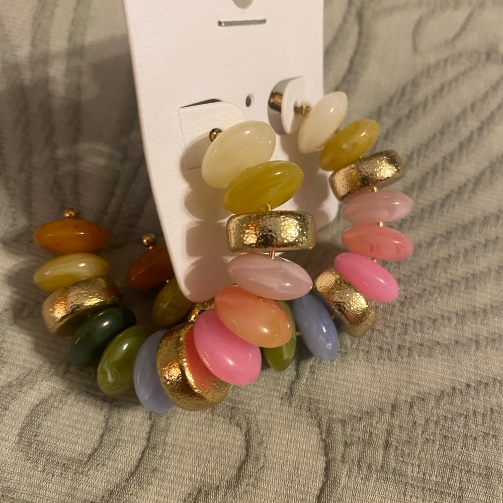 Hoop Beaded Earrings Boutique
